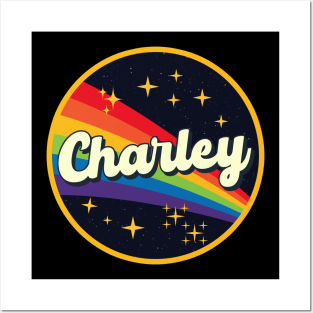 Charley // Rainbow In Space Vintage Style Posters and Art